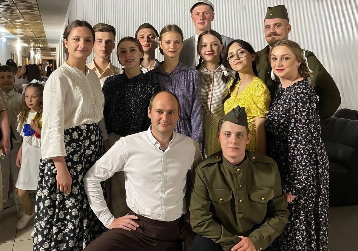 Народны ансамбль танца &ldquo;Спадчына&rdquo; падчас удзелу ў Рэспубліканскім фестывалі &ldquo;Беларусь &mdash; мая песня&rdquo;